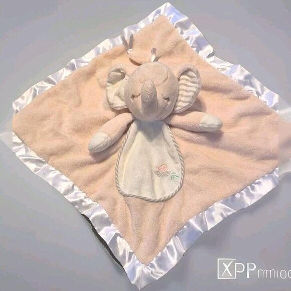 Douglas Elephant Plush Lil' Snuggle Baby Lovey Stuffed Animal Peach Pink 2017 - Picture 2 of 6